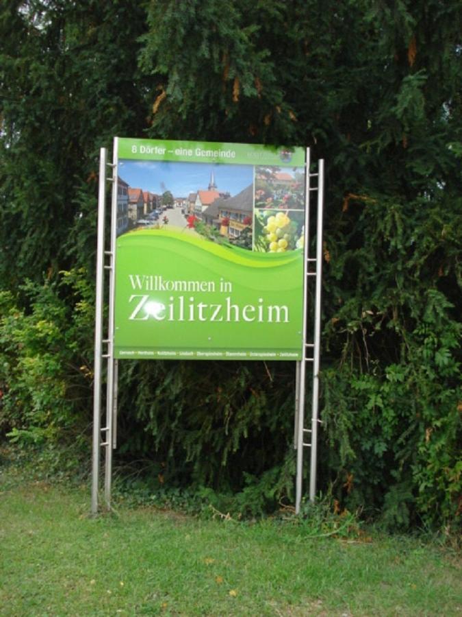 Ferienwohnung Troeppner Kolitzheim Eksteriør bilde